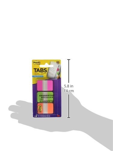 3M Post - it Tabs, 1 inch Solid, Red, Yellow, Blue, 12 Tabs/Color, 36 Tabs/On - the - Go DispenserPost - it021200984020Post - it TabsPost - it Tabs