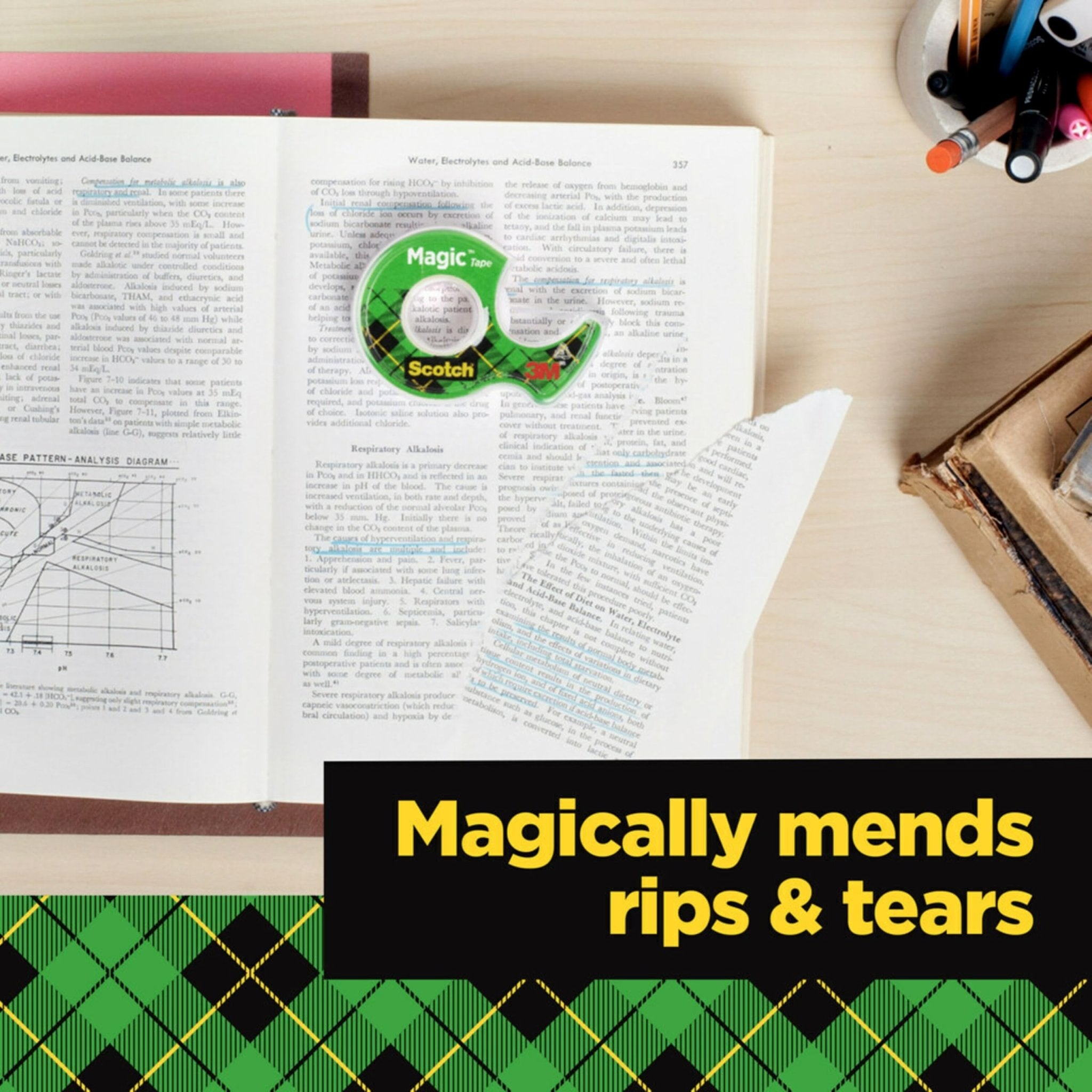 3M Scotch Magic Tape, 1/2 In x 800 In, 1 RollScotch021200000041Transparent TapeTransparent Tape