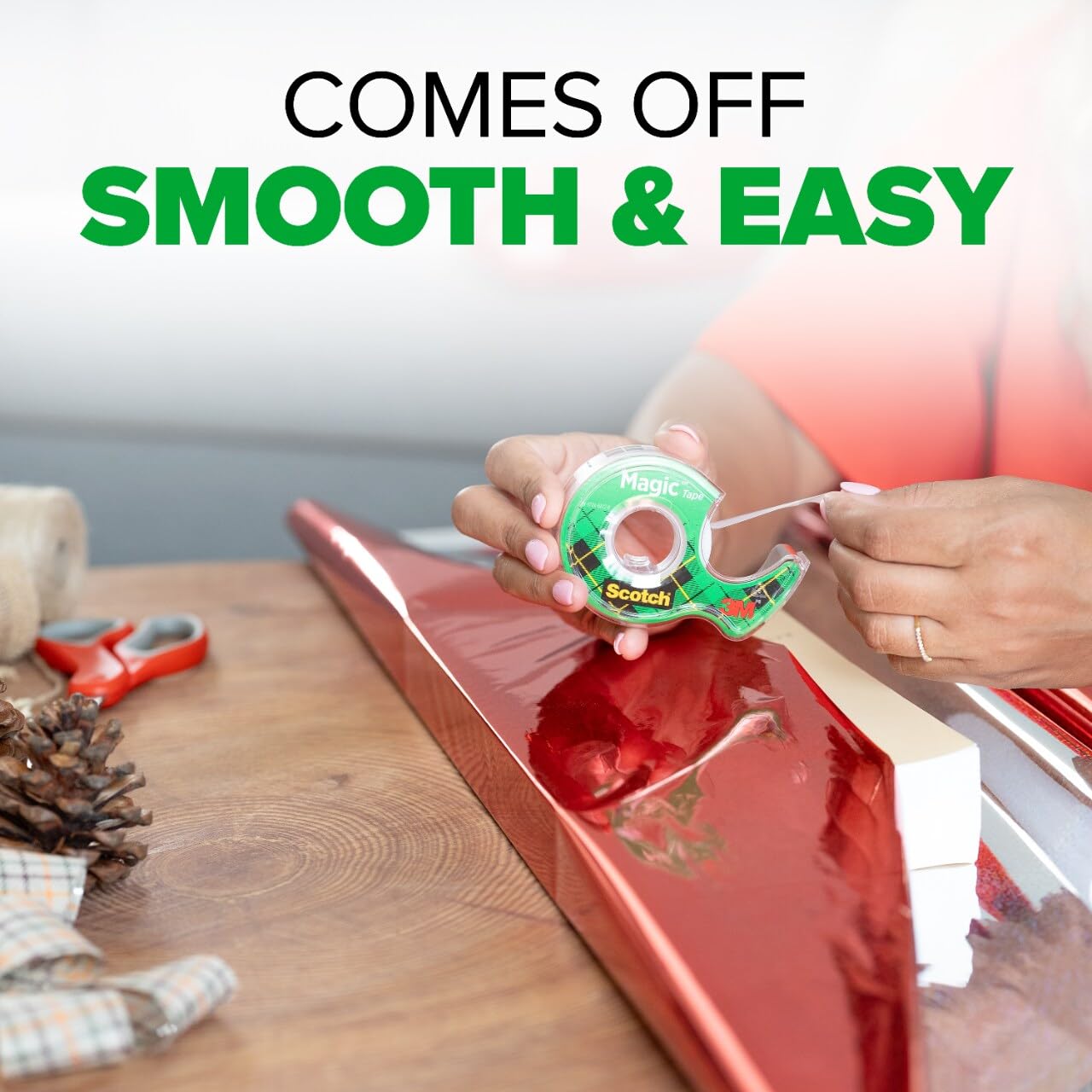 3M Scotch Magic Tape, 1/2 In x 800 In, 1 RollScotch021200000041Transparent TapeTransparent Tape