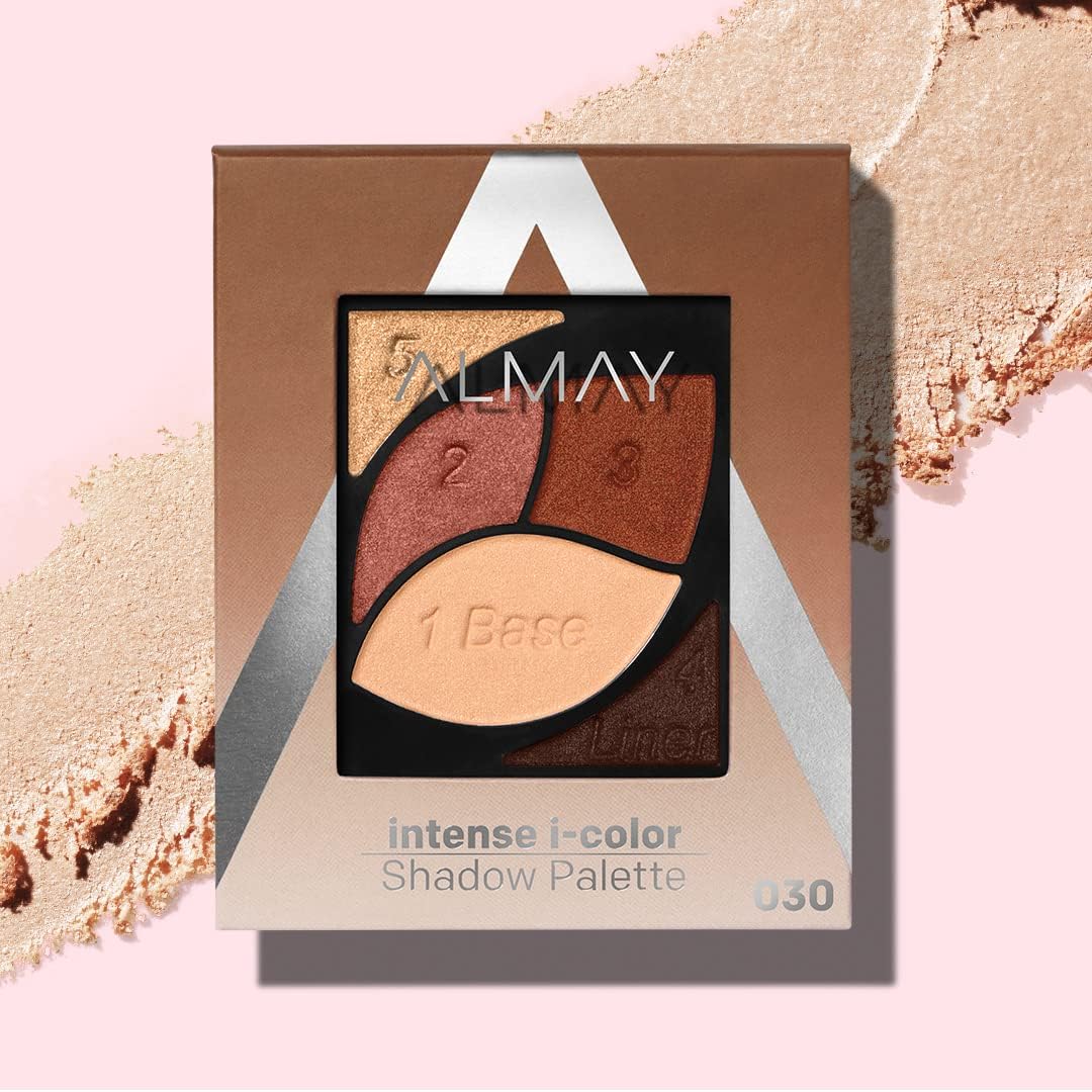 Almay Intense I - Colour Enhancing Eyeshadow Palette, Longlasting Primer Enriched Eye Makeup with Antioxidant Vitamin E, Hypoallergenic and Cruelty Free, 0.1 OzAlmay309970115333Eyeshadow PaletteEyeshadow Palette