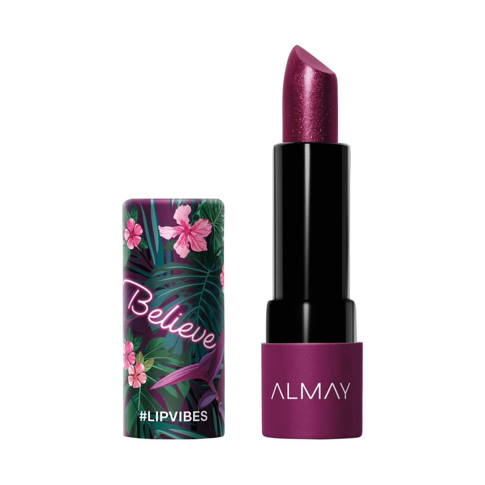 Almay Lip Vibes Lipstick with Vitamin E Oil & Shea Butter, Matte Finish, Hypoallergenic, 0.14 OzAlmay309978337034LipstickLipstick