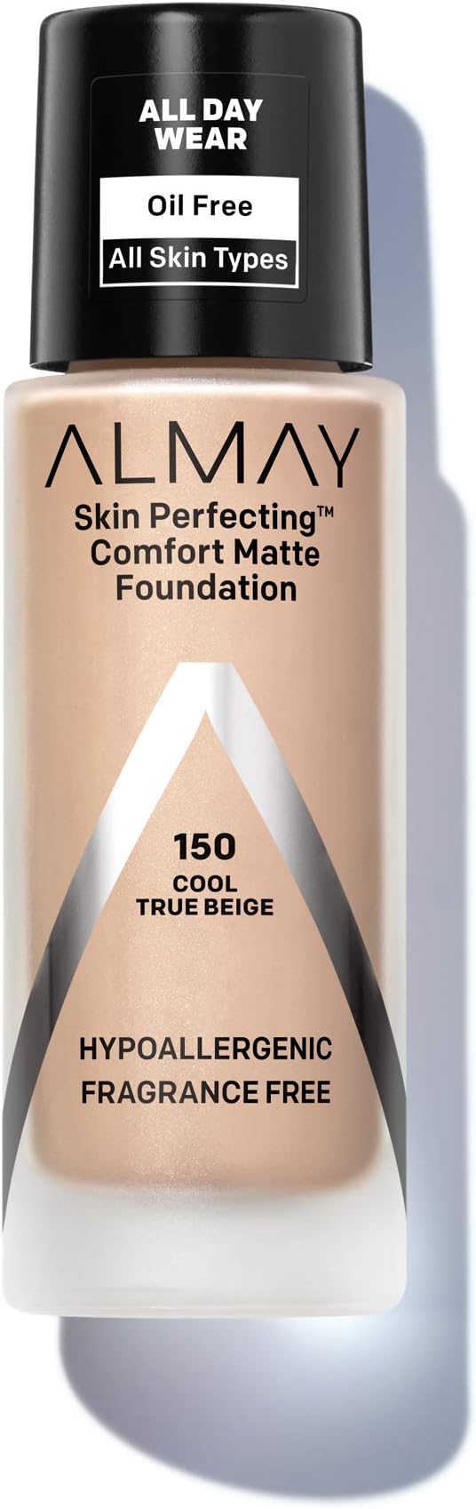 Almay Skin Perfecting Comfort Matte Foundation, Hypoallergenic, Cruelty Free, Fragrance - Free, Dermatologist Tested Liquid Makeup, 1 Fluid OunceAlmay309970091705FoundationFoundation