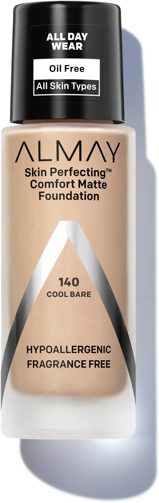 Almay Skin Perfecting Comfort Matte Foundation, Hypoallergenic, Cruelty Free, Fragrance - Free, Dermatologist Tested Liquid Makeup, 1 Fluid OunceAlmay309970091705FoundationFoundation