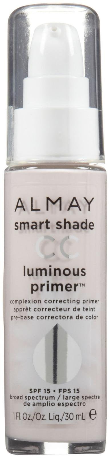 Almay Smart Shade CC Luminous Primer, 1 Fl Oz, ClearAlmay309976150000PrimerPrimer