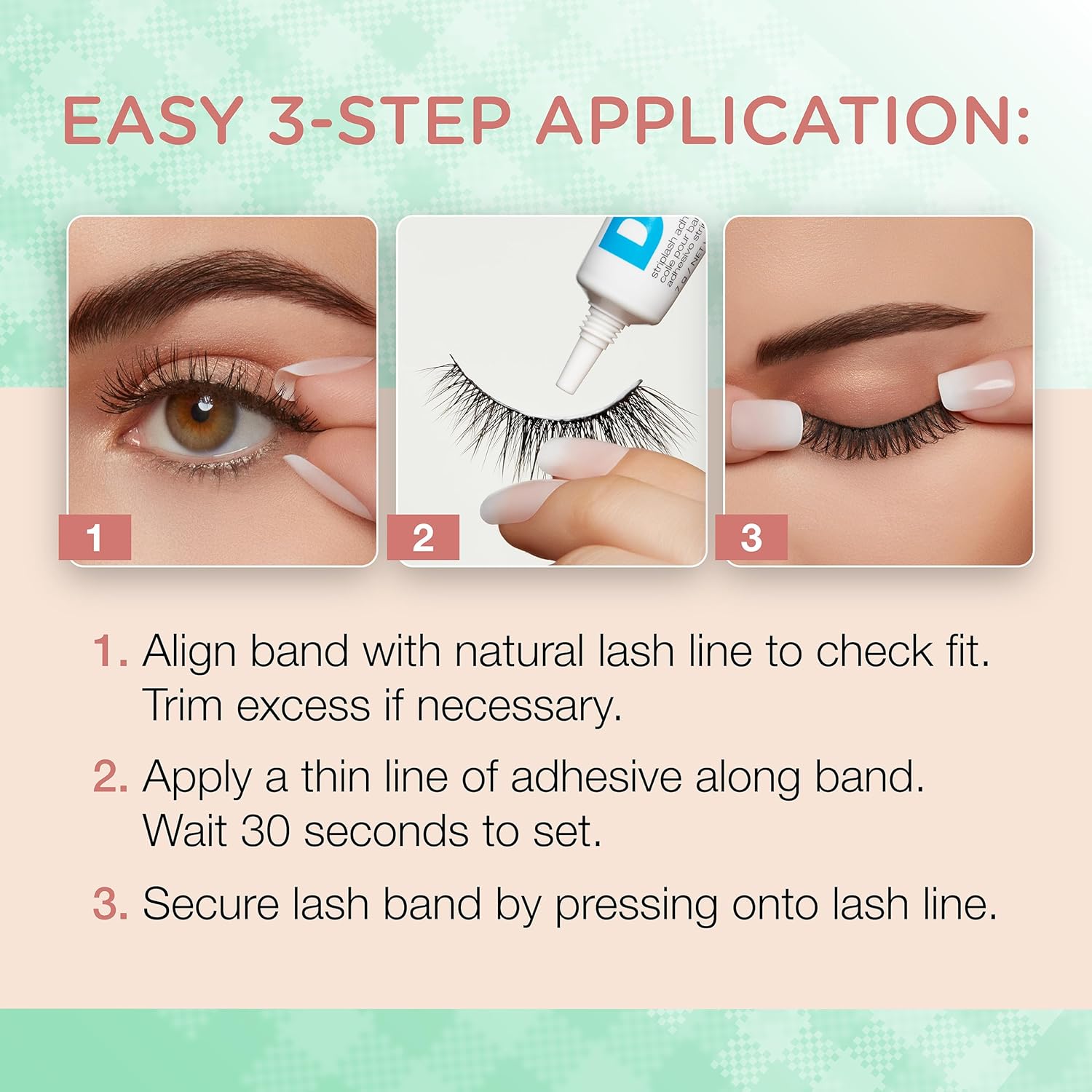 Ardell Professional Faux Mink 817 Strip Lashes 3 - pair Gift Set with bonus Duo AdhesiveArdell Professional074764367266False LashesFalse Lashes