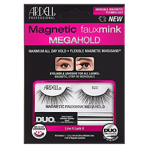 Ardell Professional Magnetic Fauxmink MegaHold Liquid Liner & Lash 820Ardell Professional074764769947Magnetic EyelashMagnetic Eyelash