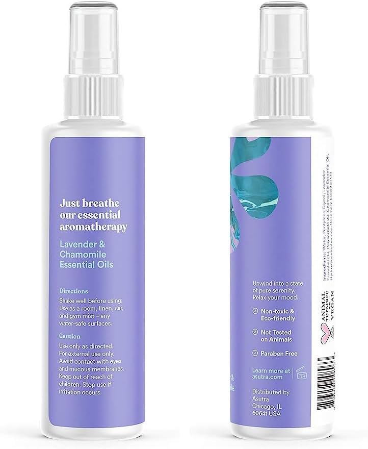 ASUTRA Premium Aromatherapy Mist - Relax Your Body & Mind - 100% ALL NATURAL & ORGANIC Room & Body Mist, Essential Oil BlendAsutra617407268867Aromatherapy MistAromatherapy Mist