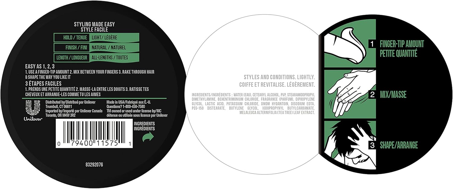 AXE Natural Look Hair Cream, 2.64 Ounce, Pack of 1Axe079400339928Hair CreamHair Cream