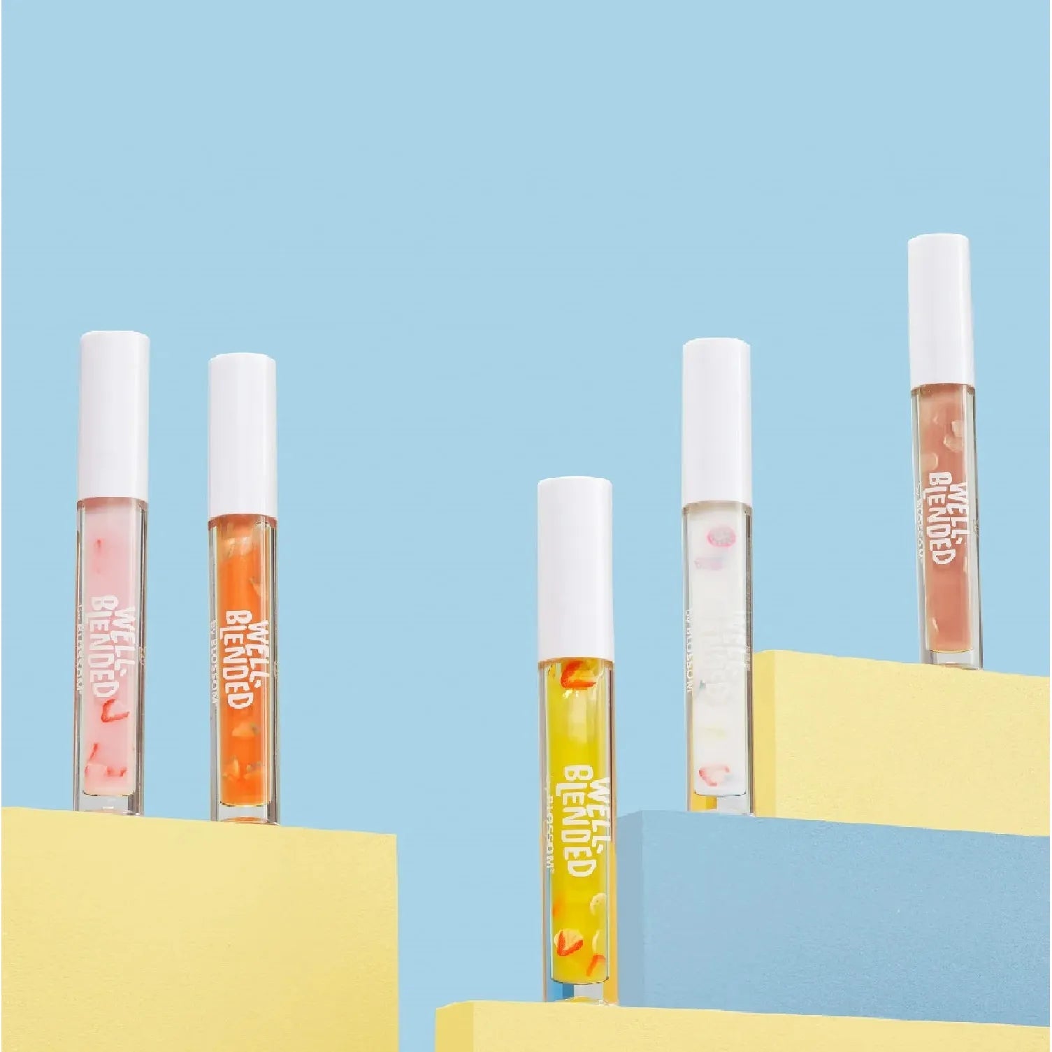 Blossom Strawberries n Cream Lip Gloss & Strawberry Lip Oil Well Blended JuicyBlossom079556500548Lip GlossLip Gloss