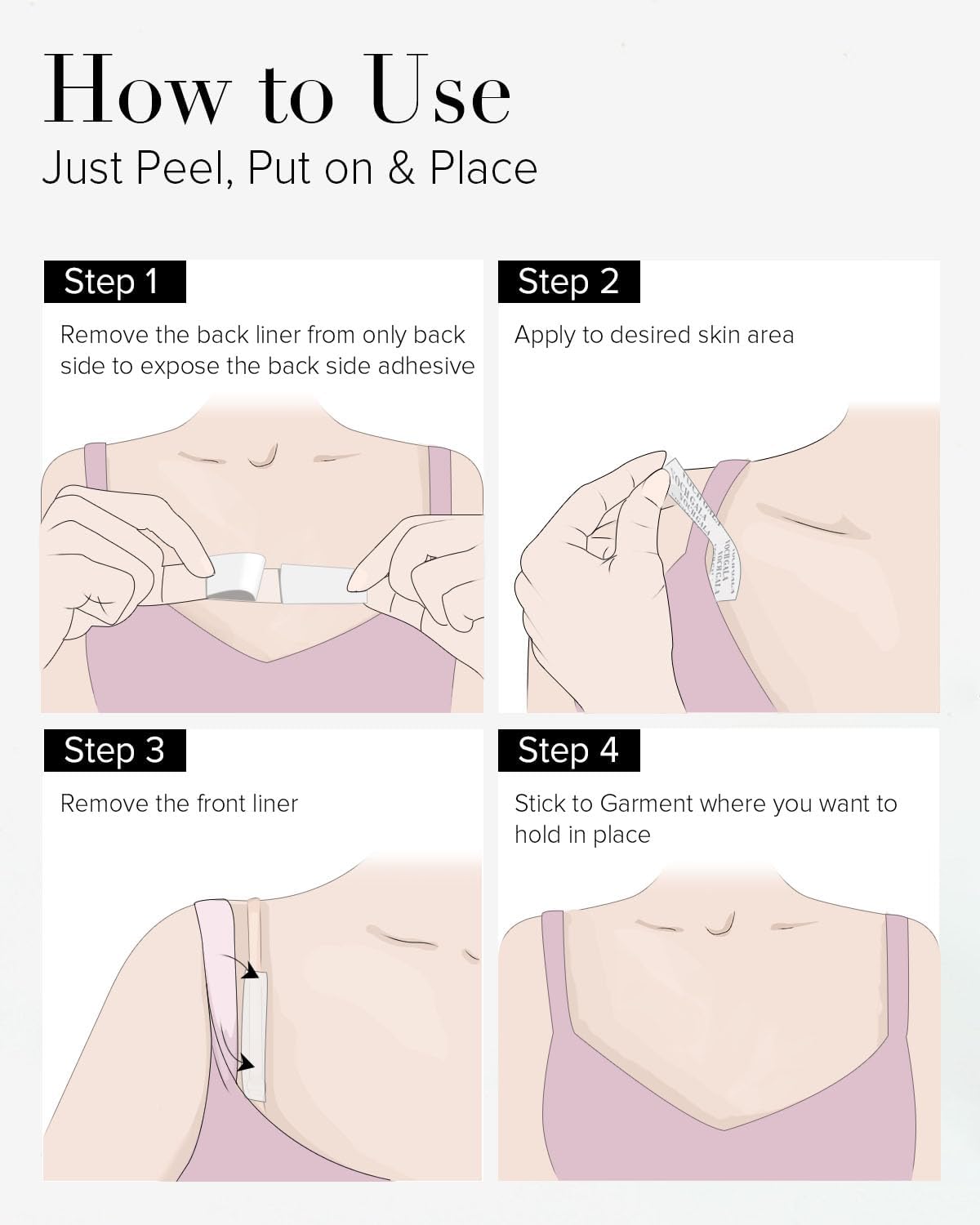 Braza Double Sided Self Adhesive Tape Smart Tape Strips with Compact Aluminum Travel CaseBraza089348101709lingerie Tapelingerie Tape