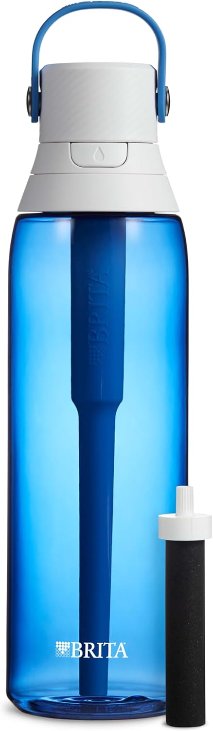 Brita Premium Filtering Water Bottle 26 oz and 3 Water Filter ReplacementsBritaY3 - I7HS - FL5WWater BottleWater Bottle