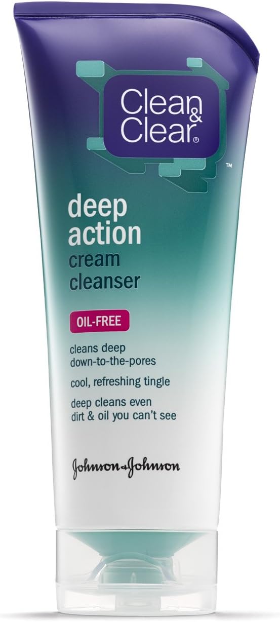 Clean & Clear Oil Free Deep Action Cream Cleanser TubesClean & Clear885823362517CleanserCleanser