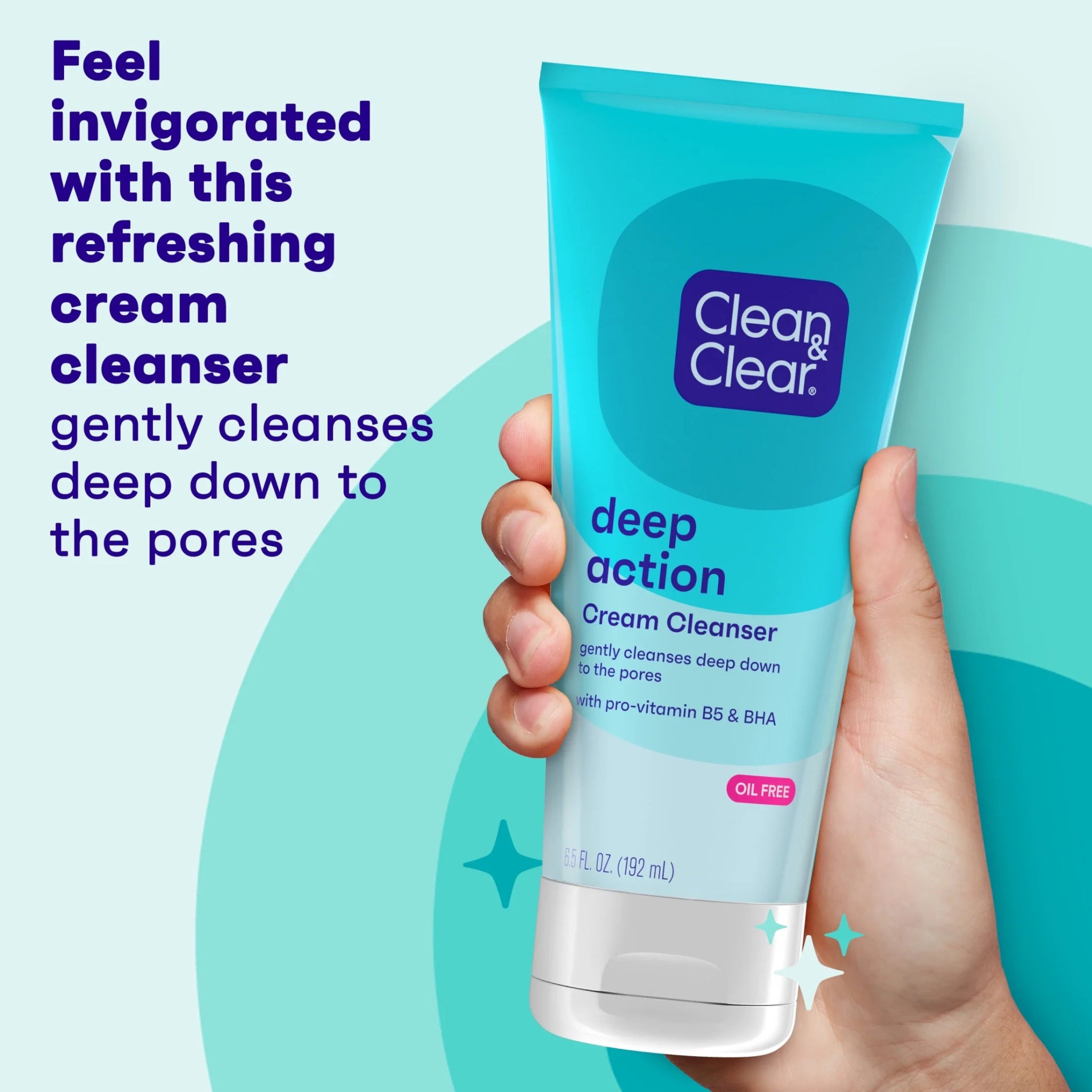 Clean & Clear Oil Free Deep Action Cream Cleanser TubesClean & Clear885823362517CleanserCleanser