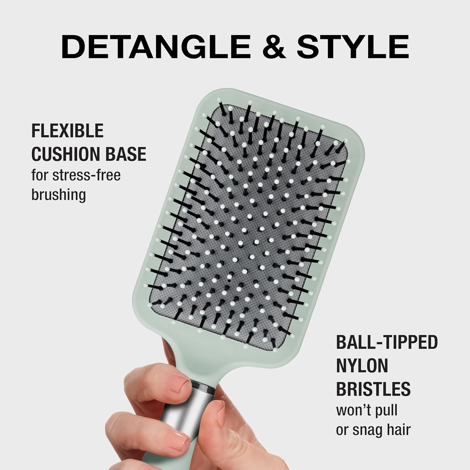 Conair Velvet Touch hairbrush - Travel Hair brush - Detangling hair brush - curly hair brush - hair brushes for women - detangler brush - hair brushes for womenDealzlotB001126XOI