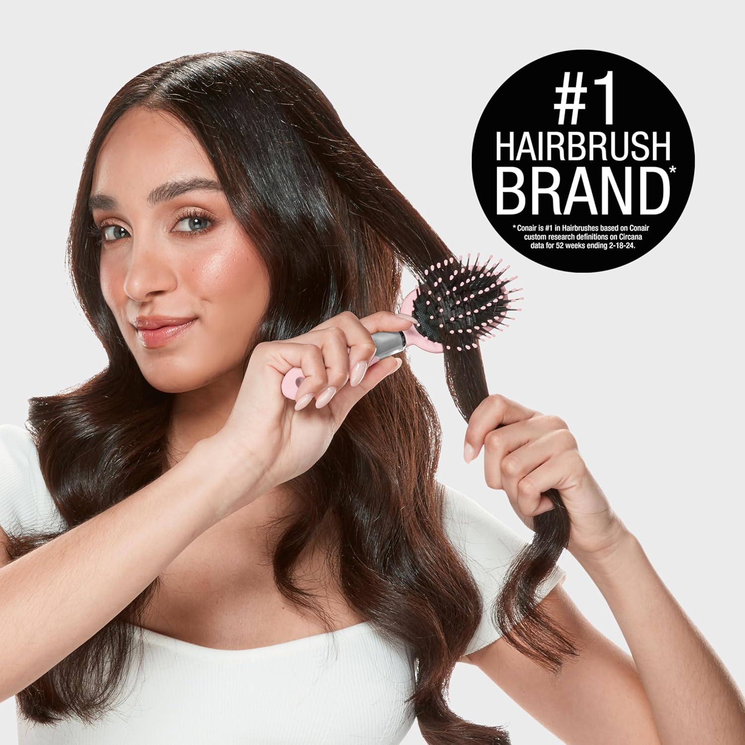 Conair Velvet Touch hairbrush - Travel Hair brush - Detangling hair brush - curly hair brush - hair brushes for women - detangler brush - hair brushes for womenDealzlotB001126XOI