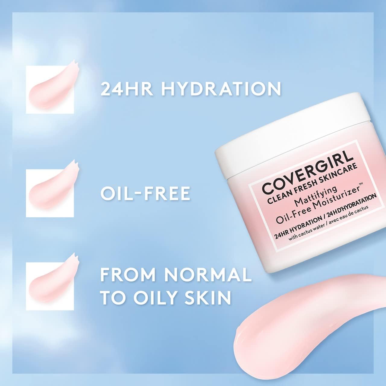 CoverGirl Clean Fresh Skincare Cream - 2 Fl OzCoverGirl3616303064495Face CreamFace Cream