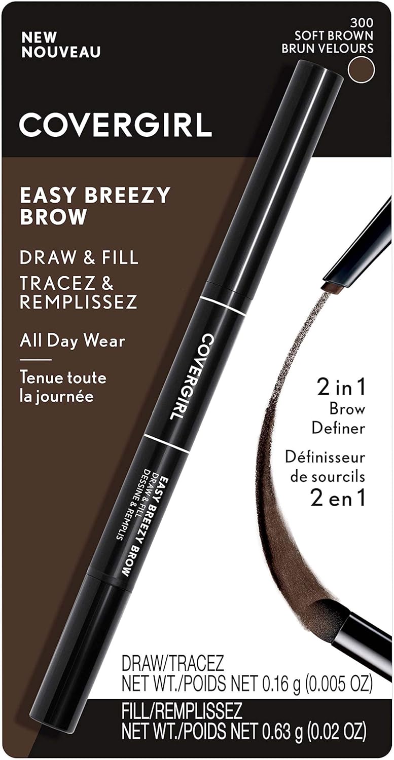 CoverGirl Easy Breezy Brow Draw and Fill Brow Tool retractable pencilCoverGirl3614229312409Eyebrow ColorEyebrow Color