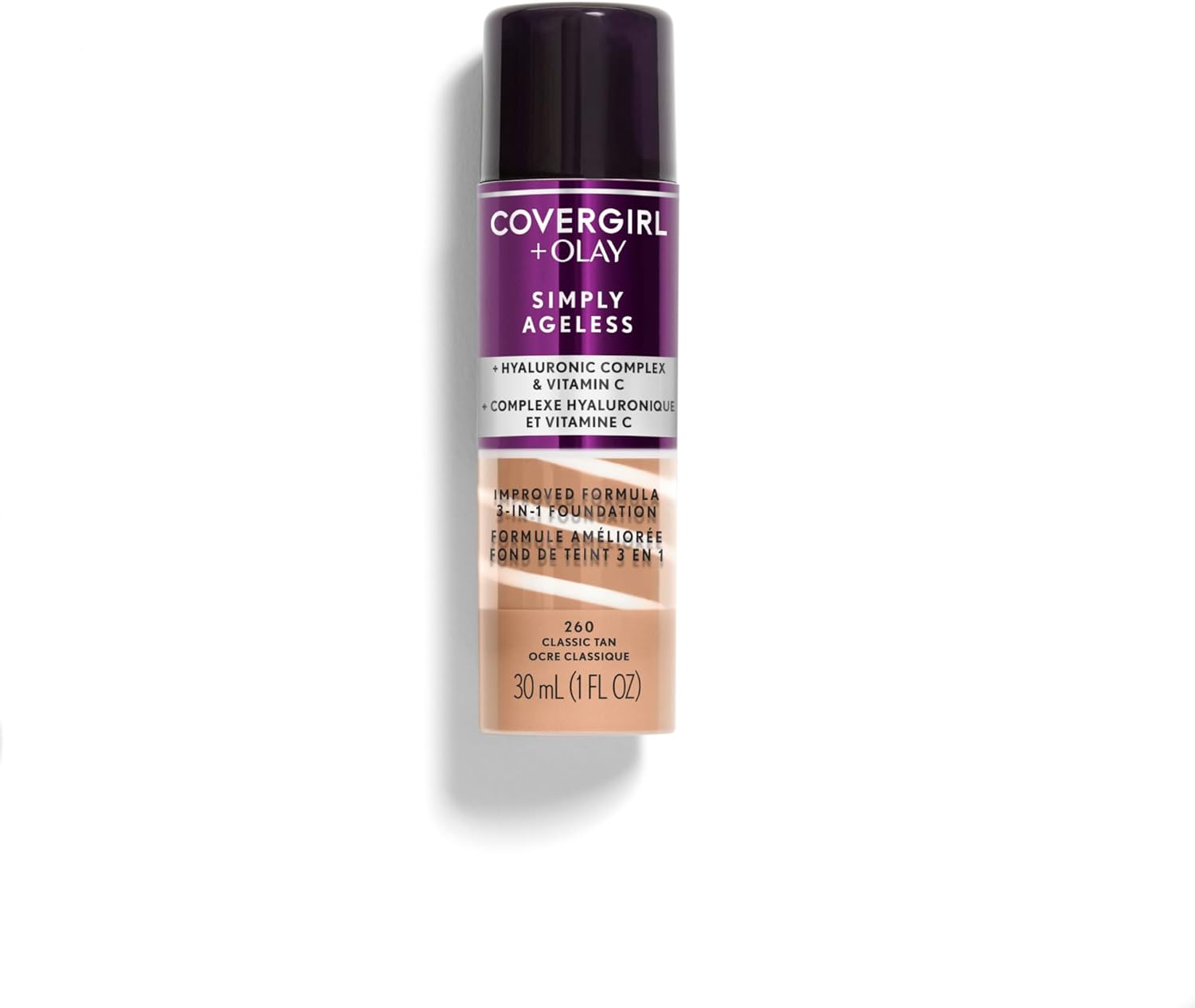 CoverGirl + Olay Simply Ageless 3 - in - 1 Liquid Foundation - 1 Fl OzCoverGirl008100100378FoundationFoundation