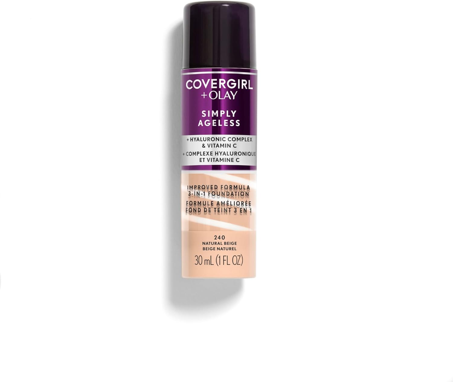 CoverGirl + Olay Simply Ageless 3 - in - 1 Liquid FoundationCoverGirl008100100408FoundationFoundation