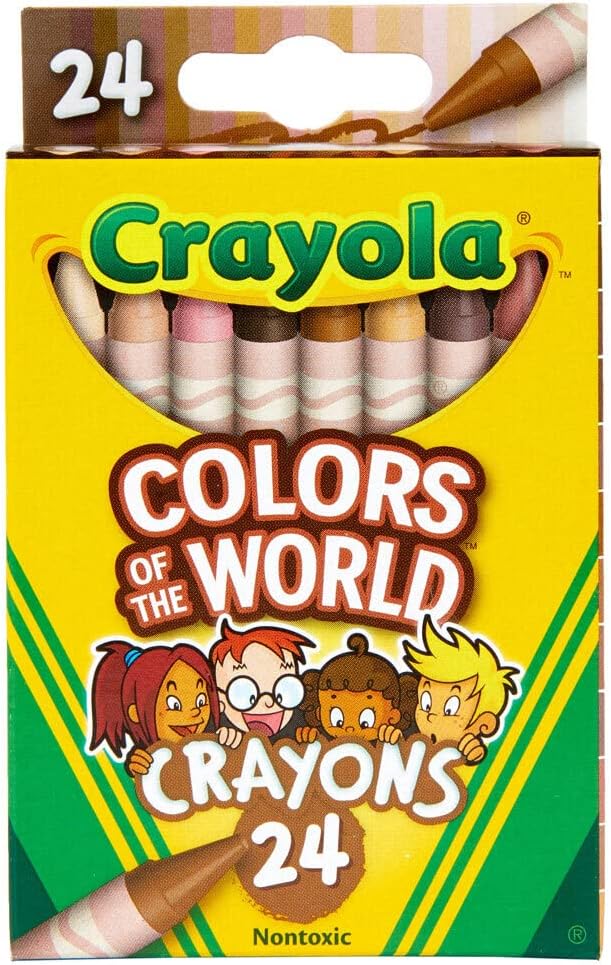 Crayola Crayons 24 Count, Colors of the World - Skin Tone CrayonsCrayola071662201081CrayonsCrayons