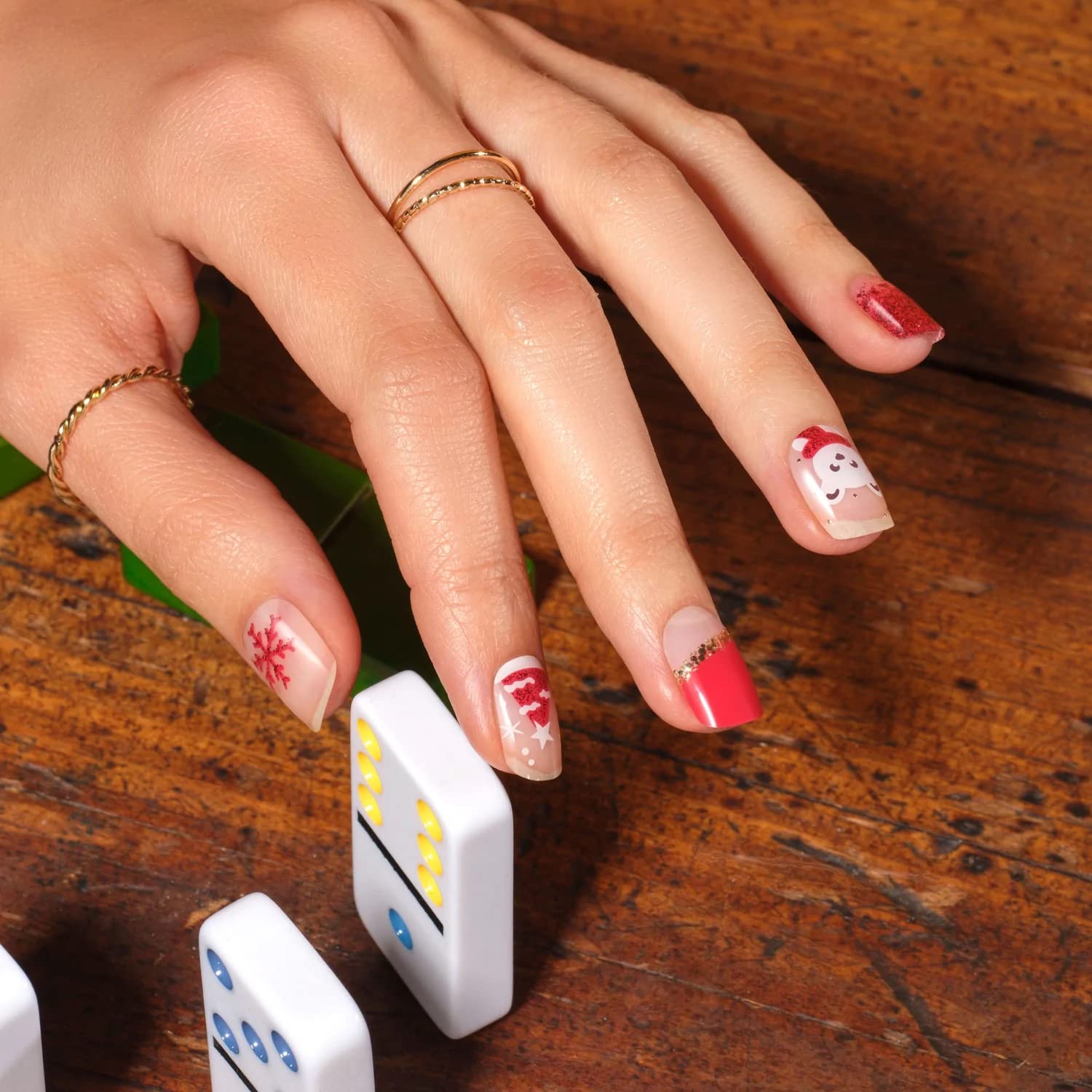 Dashing Diva Glaze Holiday Semicured Gel Nail Strips - Cranberry KringleDashing Diva096100130020Nail CareNail Care