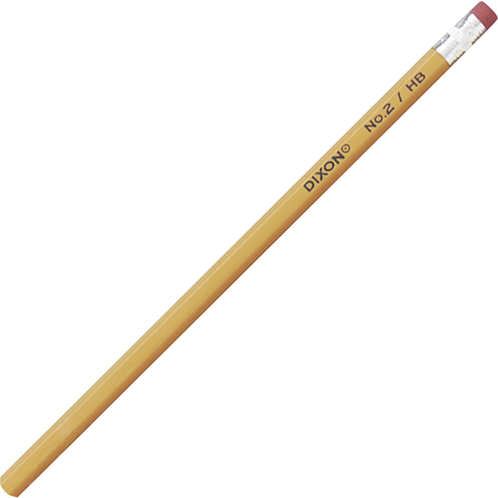 Dixon No. 2 Yellow Pencils, Wood - Cased, Black Core, 2 HB Soft - 12 CountDixon072067145086PencilPencil