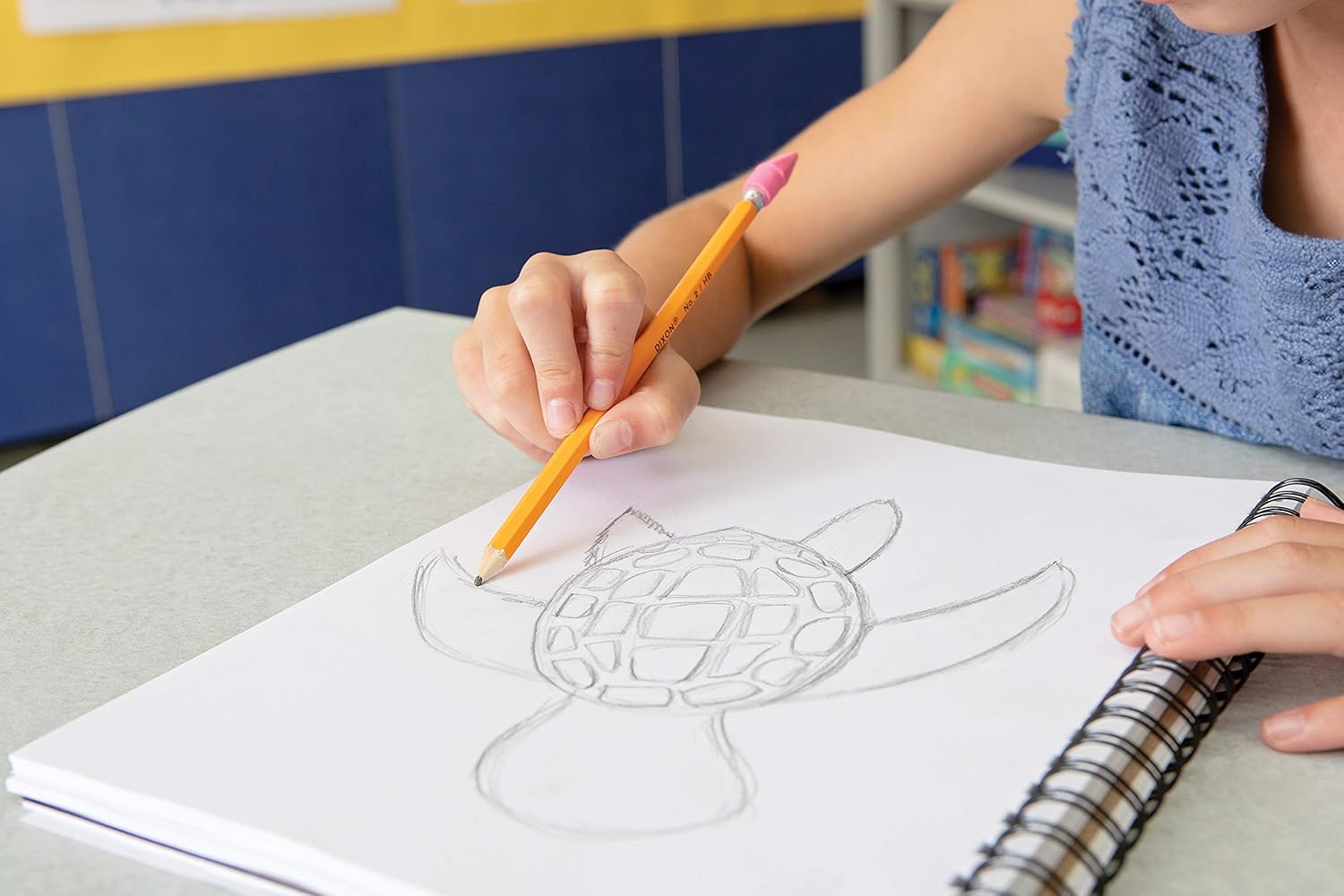 Dixon No. 2 Yellow Pencils, Wood - Cased, Black Core, 2 HB Soft - 12 CountDixon072067145086PencilPencil