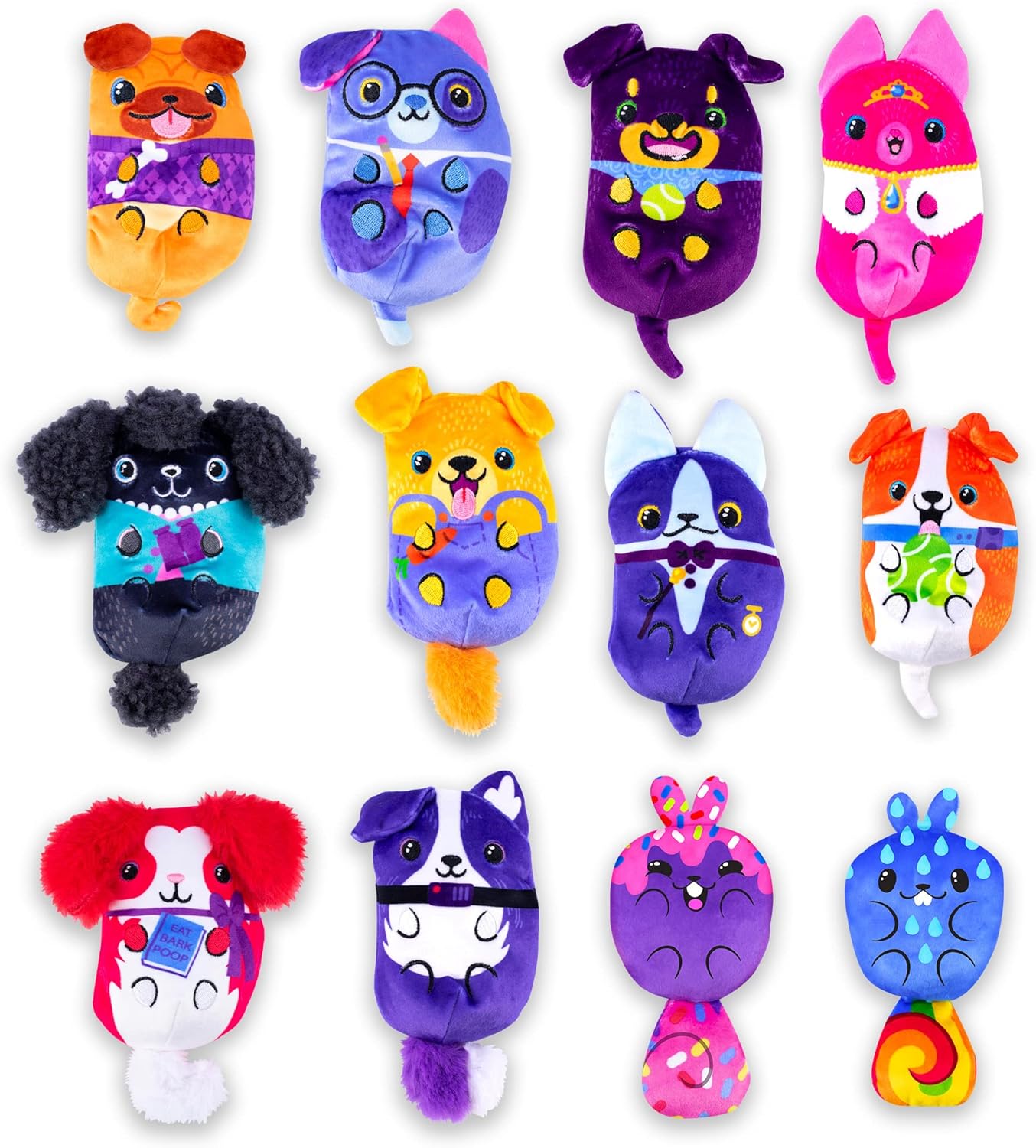 Dogs vs Squirls Cepia Plush Bean 4 - InchDogs vs Squirls810051822021Stuffed AnimalsStuffed Animals