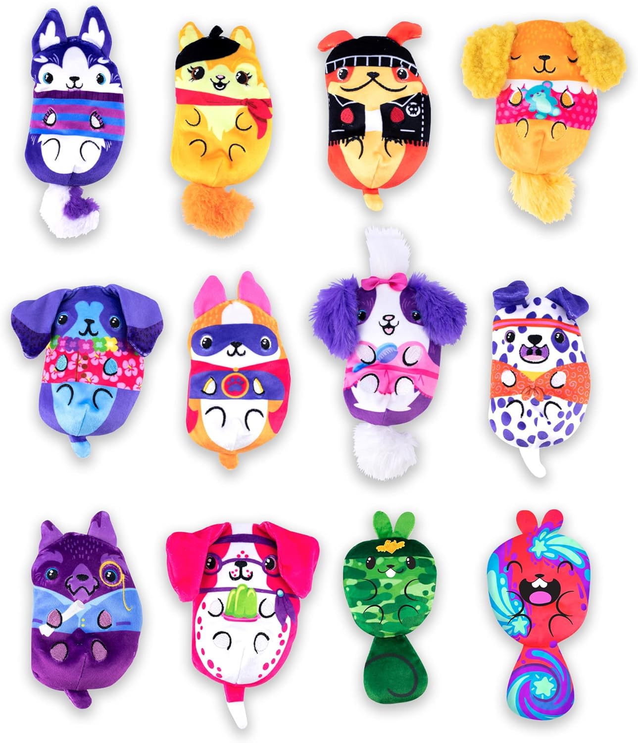 Dogs vs Squirls Cepia Plush Bean 4 - InchDogs vs Squirls810051822021Stuffed AnimalsStuffed Animals