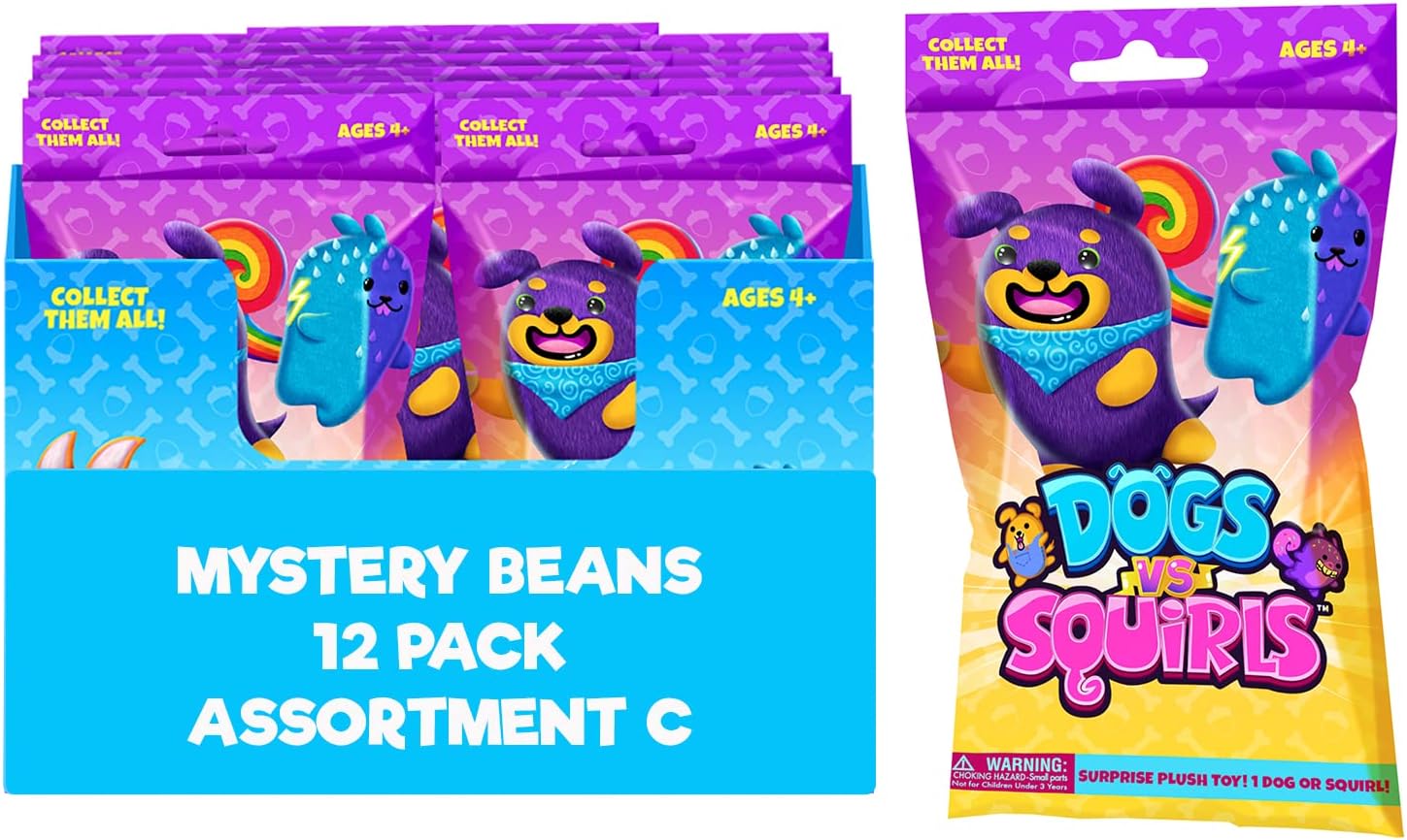 Dogs vs Squirls Cepia Plush Bean 4 - InchDogs vs Squirls810051822021Stuffed AnimalsStuffed Animals