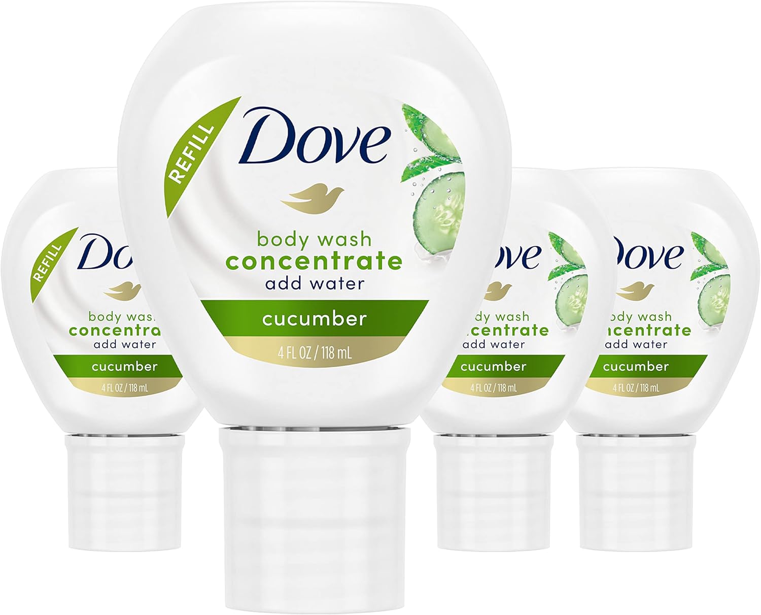 Dove Body Wash Concentrate Refill makes 16 fl oz - 4 PackDoveBody WashBody Wash