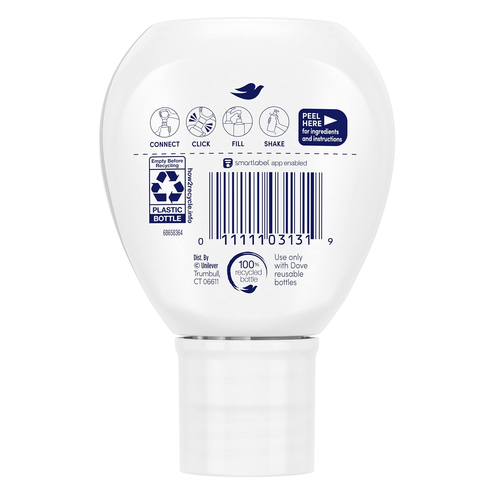 Dove Body Wash Concentrate Refill makes 16 fl oz - 4 PackDoveBody WashBody Wash