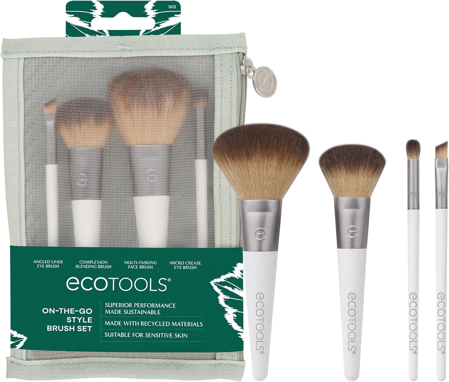 Ecotools On - The - Go Style Kit Make - Up Brush SetEcoTools079625016130Makeup Brush SetMakeup Brush Set