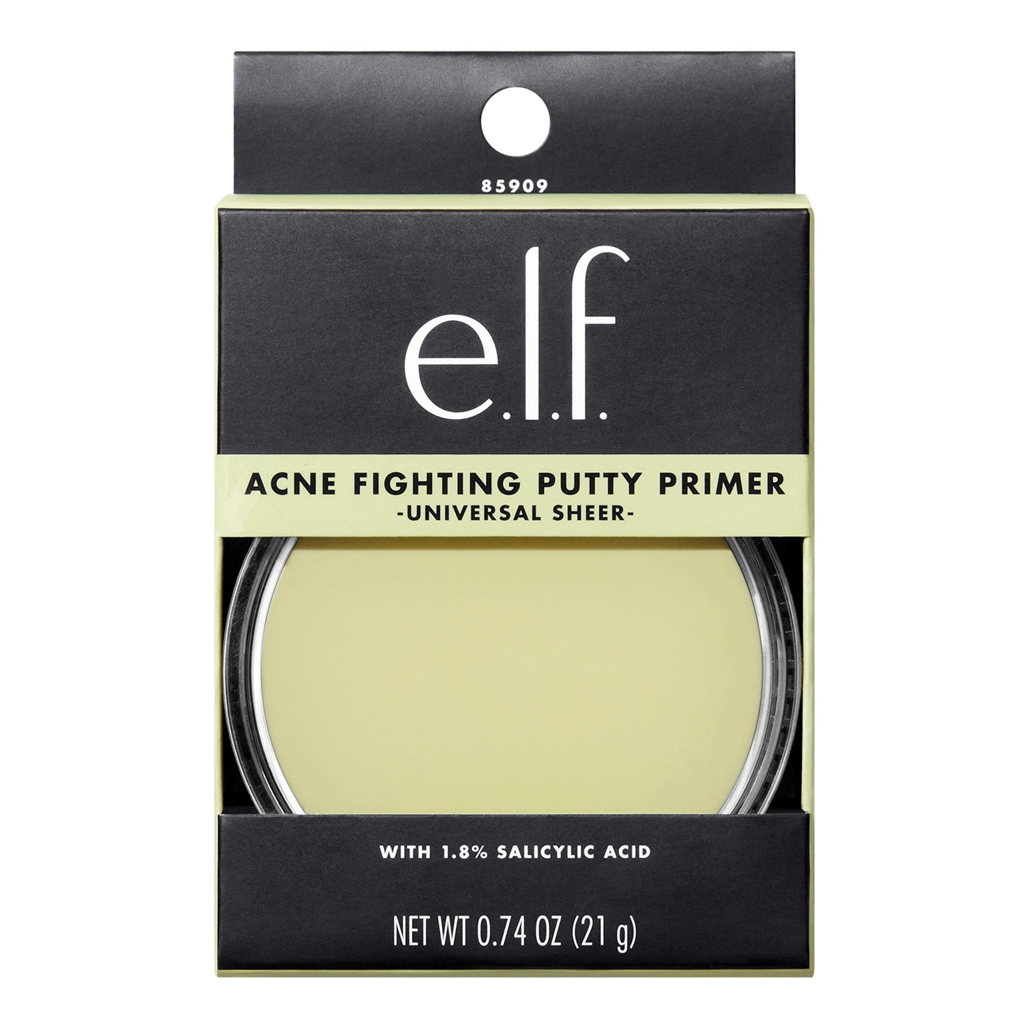e.l.f. Acne Fighting Putty Primer, Infused with 1.8% Salicylic Acid, Prevents Breakouts & Reduces Redness, Minimizes Pores & Preps Skine.l.f.609332859098PrimerPrimer