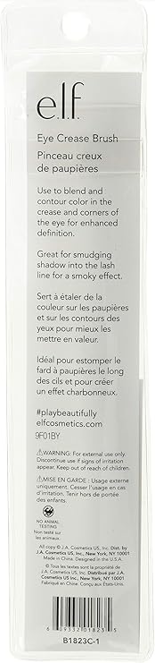 e.l.f. Cosmetics Essentials Eye Crease Eye Shadow Brushe.l.f.798813149725Makeup BrushMakeup Brush
