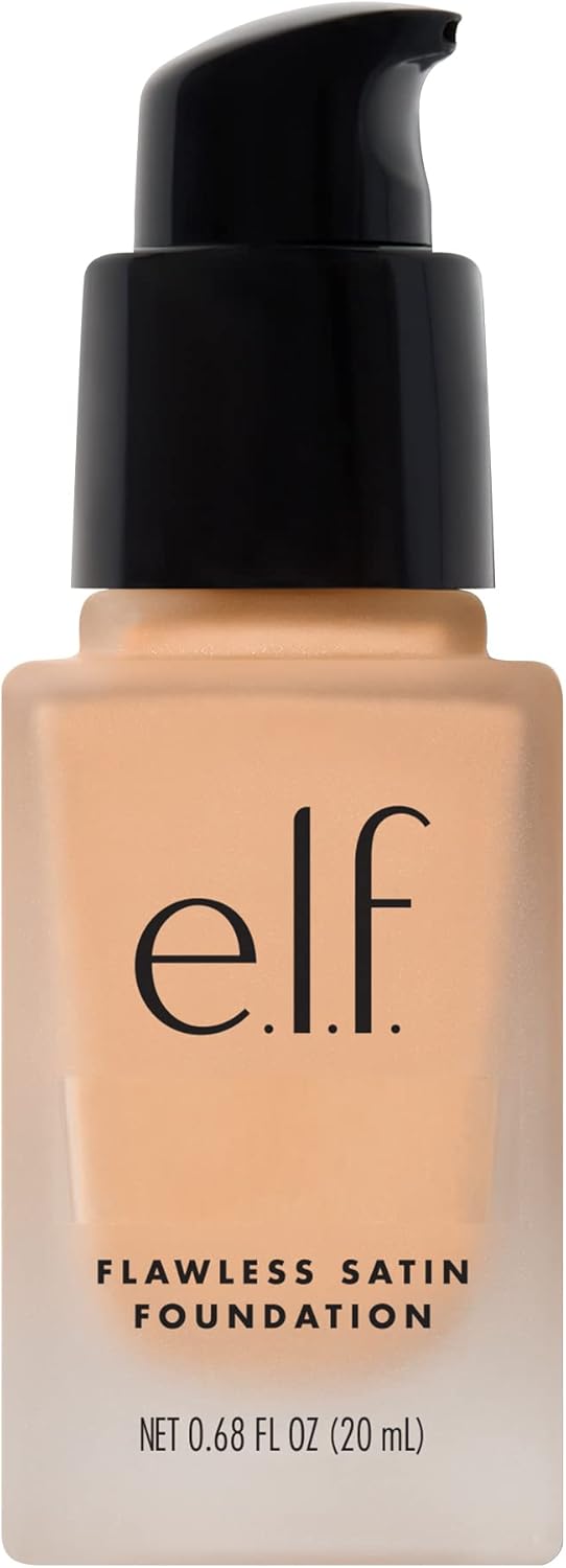 e.l.f. Flawless Satin Finish Foundation, Lightweight, Oil - free formula, Semi - Matte, SPF 15, All - Day Weare.l.f.609332813724FoundationFoundation
