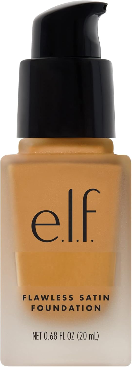 e.l.f. Flawless Satin Finish Foundation, Lightweight, Oil - free formula, Semi - Matte, SPF 15, All - Day Weare.l.f.609332831131FoundationFoundation