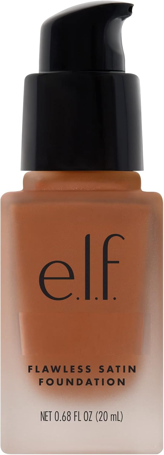 e.l.f. Flawless Satin Finish Foundation, Lightweight, Oil - free formula, Semi - Matte, SPF 15, All - Day Weare.l.f.609332831131FoundationFoundation