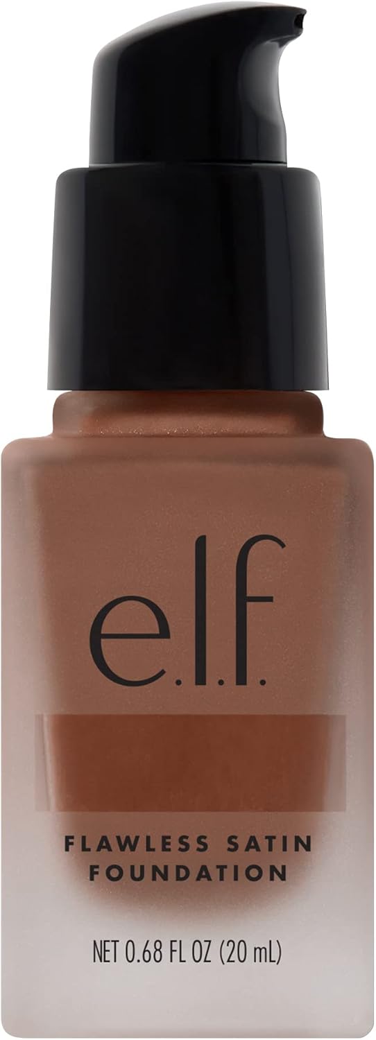 e.l.f. Flawless Satin Finish Foundation, Lightweight, Oil - free formula, Semi - Matte, SPF 15, All - Day Weare.l.f.609332831131FoundationFoundation