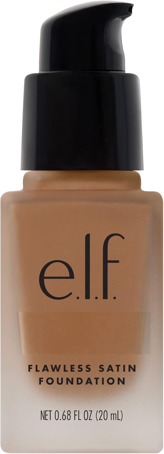 e.l.f. Flawless Satin Finish Foundation, Lightweight, Oil - free formula, Semi - Matte, SPF 15, All - Day Weare.l.f.609332831131FoundationFoundation
