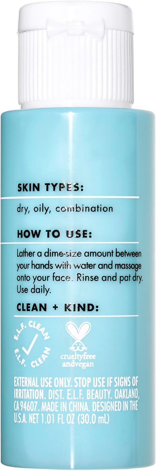 e.l.f. Holy Hydration Daily Facial Cleanser - 30mle.l.f.609332574830CleanserCleanser