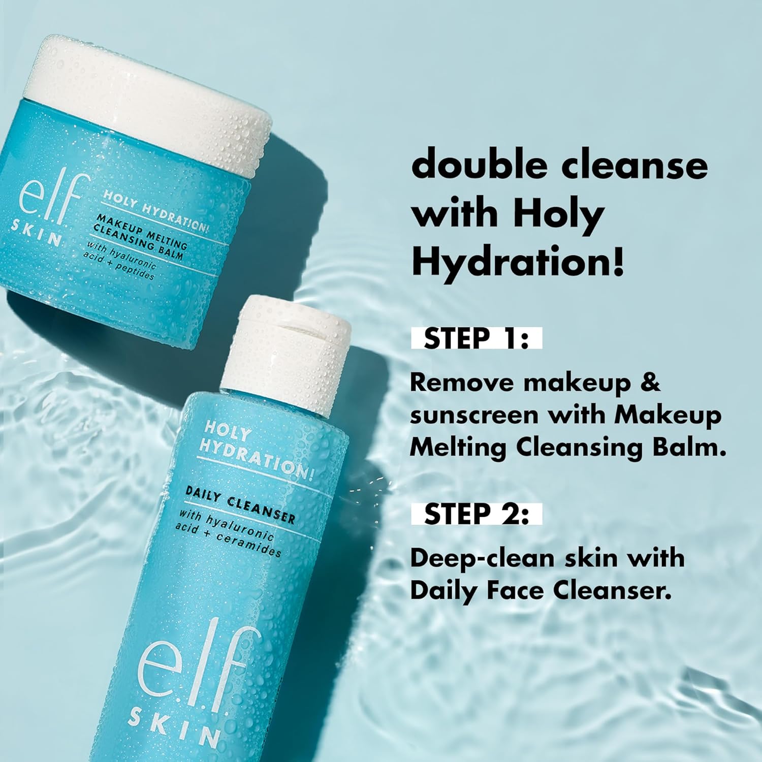 e.l.f. Holy Hydration Daily Facial Cleanser - 30mle.l.f.609332574830CleanserCleanser