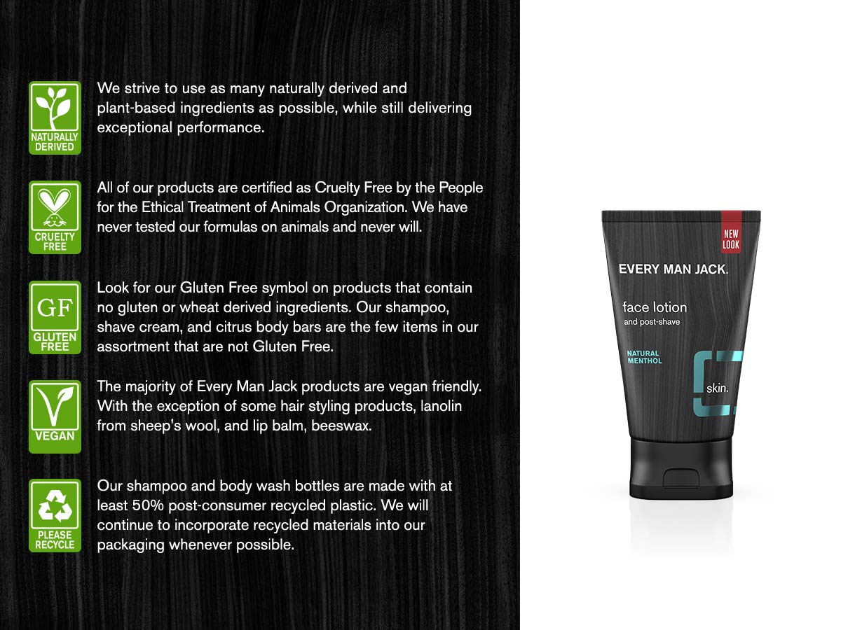 Every Man Jack Face Lotion and Post Shave - 4.2 ozEvery Man Jack885781038790AftershaveAftershave