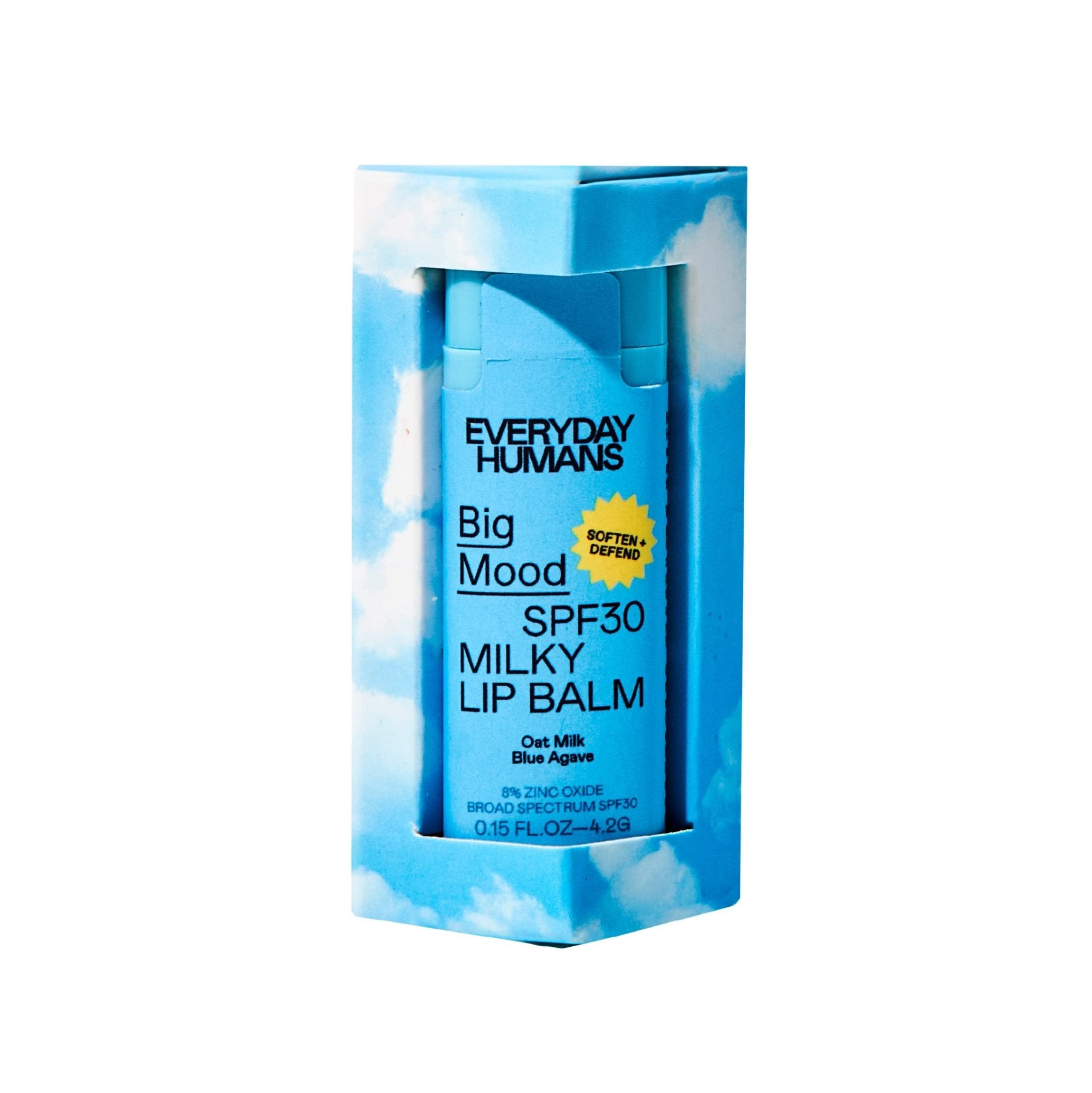 EVERYDAY HUMANS Big Mood SPF30 Milky lip balm - Oat Milk Blue AgaveEVERYDAY HUMANS840131500419Lip BalmLip Balm