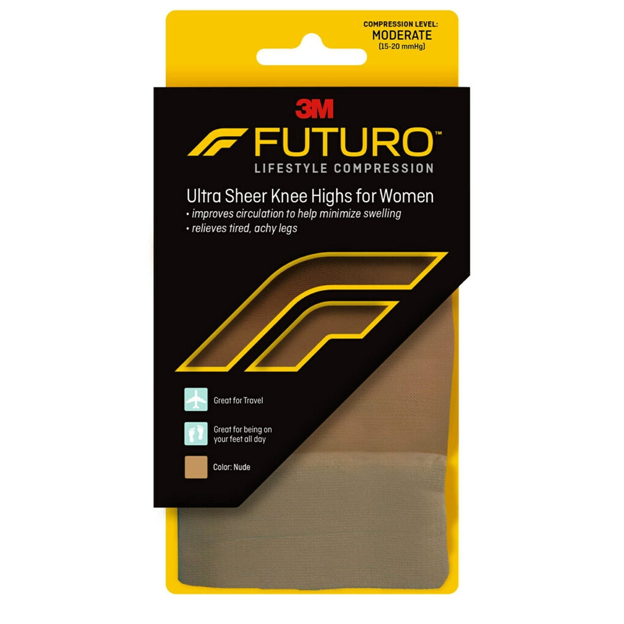Futuro lifestyle compression ultra sheer knee highs for women - Moderate Compression (15 - 20 mnHg)Futuro051131215917Compression socksCompression socks