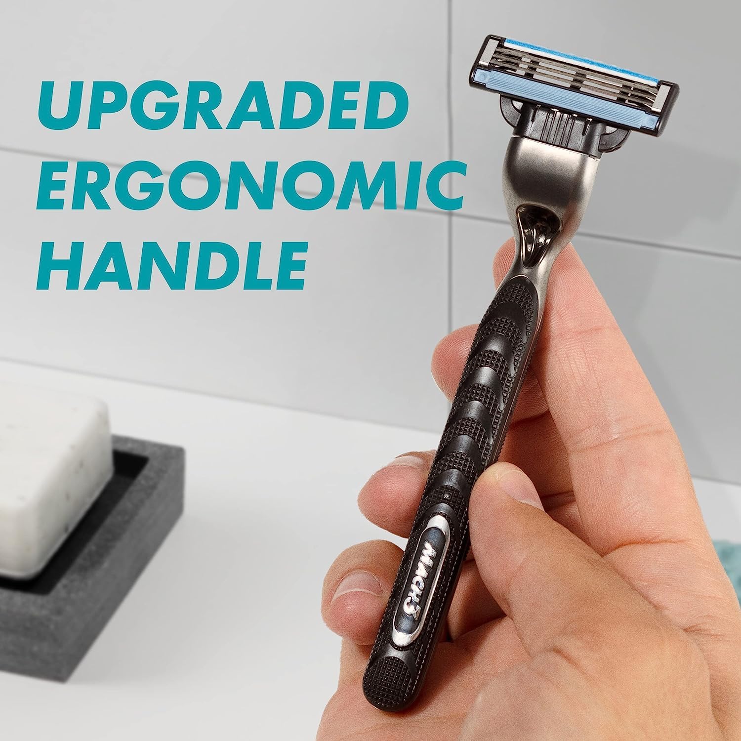 Gillette Mach3 Men's Razor Handle + 5 Blade RefillsGillette047400671928Razor BladeRazor Blade
