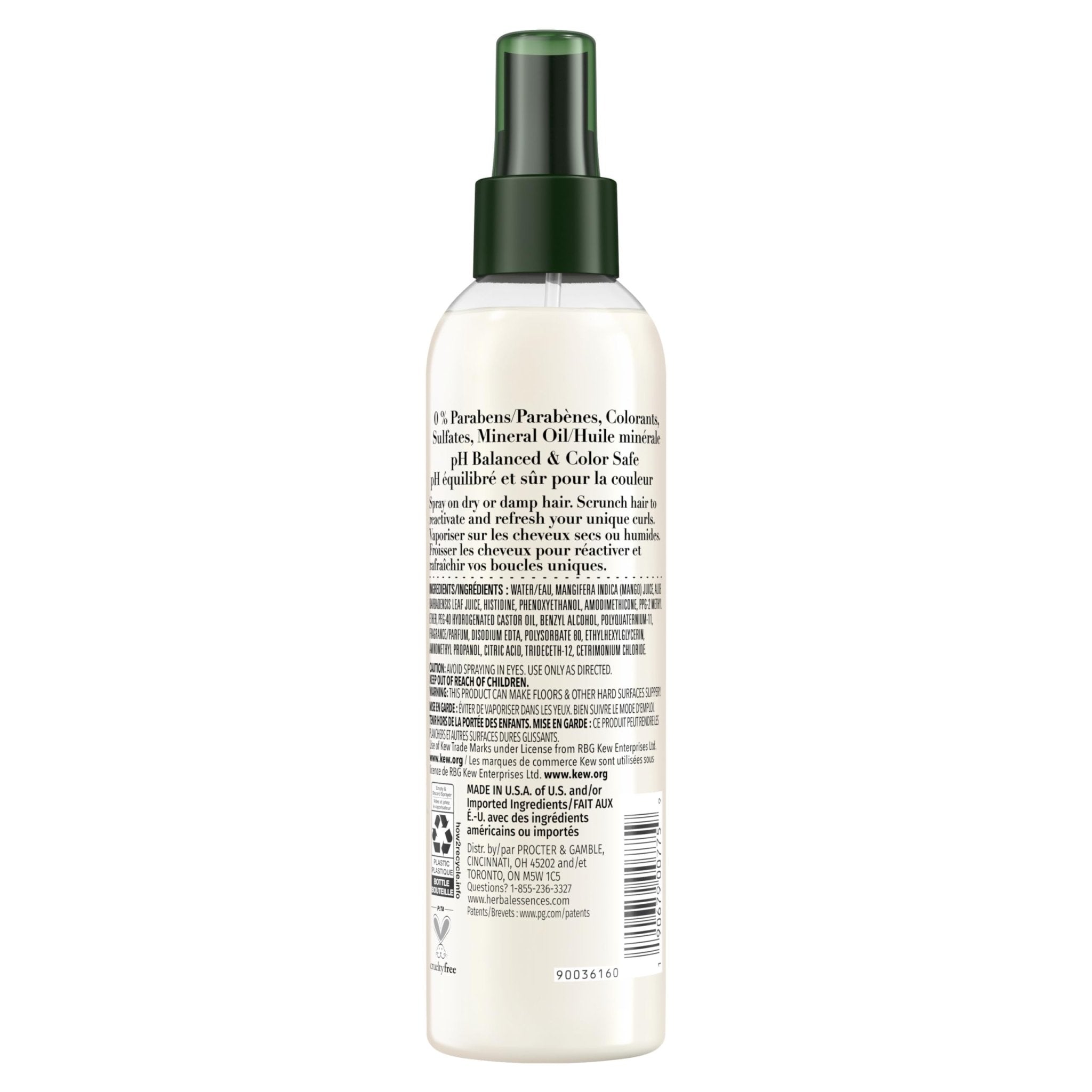 Herbal Essences bio renew Curl Refresh Mist with Mango & Aloe - 170 mlHerbal Essences190679007759Hair SprayHair Spray