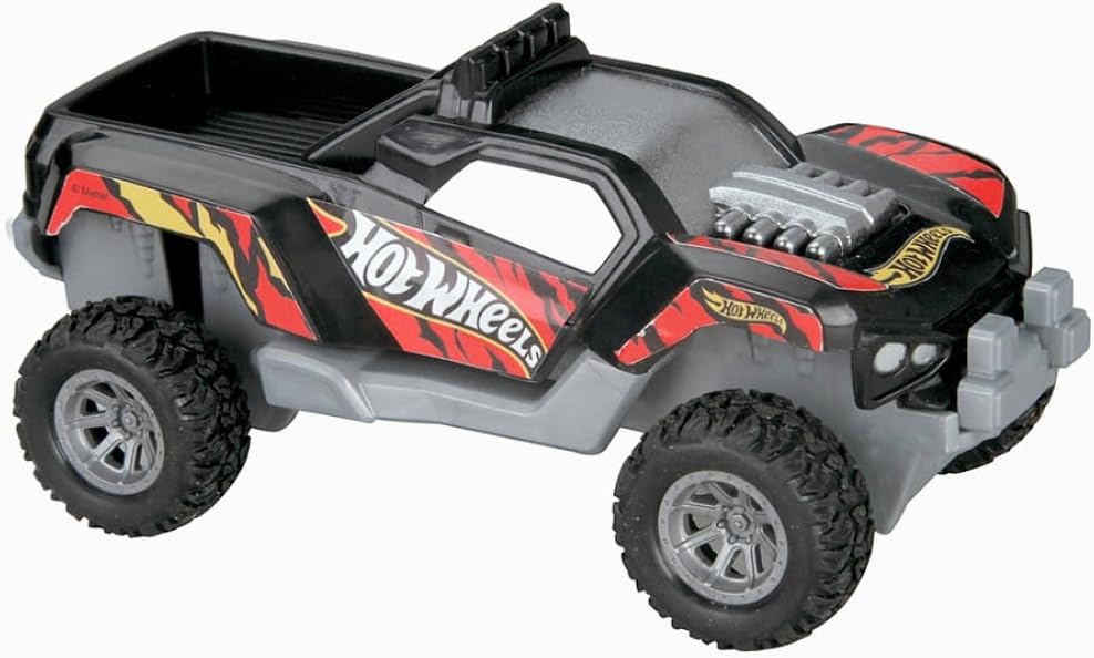 Hot Wheels Fast Racer Pullback cars and truck Vehicle for kids - Dawgzilla Gray/BlackHot Wheels886144981739Toy CarToy Car