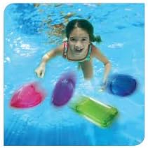 JA - RU Dive fun crystal gems, Fun Swimming Pool Dive Toys Gem Diving Training Toy Sinker for KidsJA - RU601202992058Pool ToyPool Toy