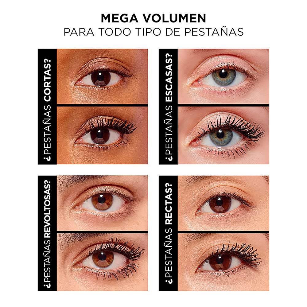L’Oréal Paris Air Volume Mega Mascara, Lightweight, Whipped Texture, Up to 24 hr Hold, flake resistant, Smudge Proof, Clump ProofL’Oréal Paris071249419892MascaraMascara